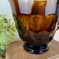 Vintage Viking Glass Company Georgian Nutmeg Brown Pitcher