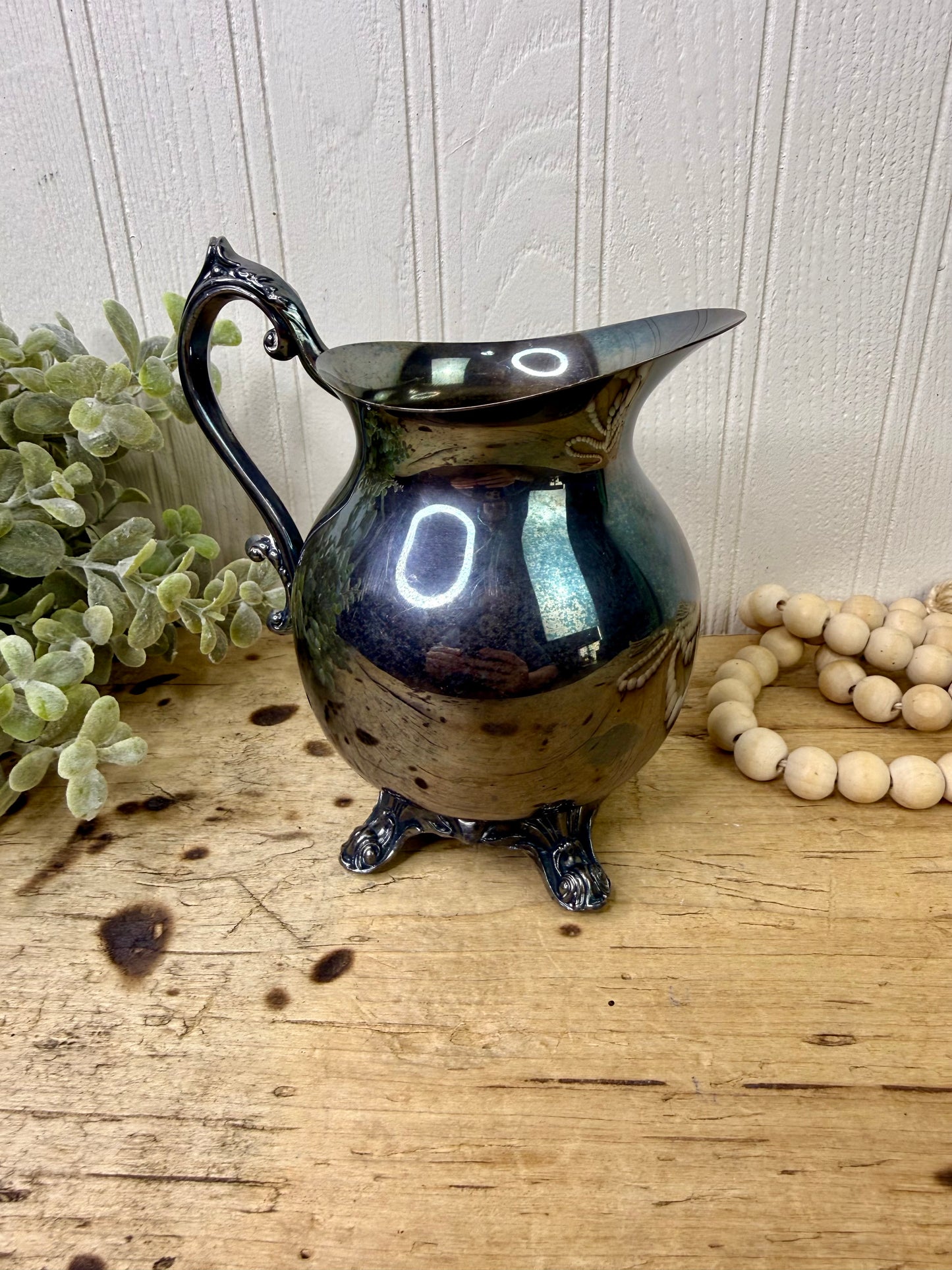 Vintage Silver Plated Creamer Pitcher