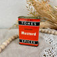 Vintage Tone’s Spice Tin- Mustard