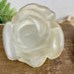 Vintage Frosted Glass Rose Perfume Bottle