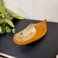 Vintage Hand-Carved Wooden Clog Souvenir