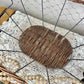 Vintage Chicken Wire & Wicker Storage Basket