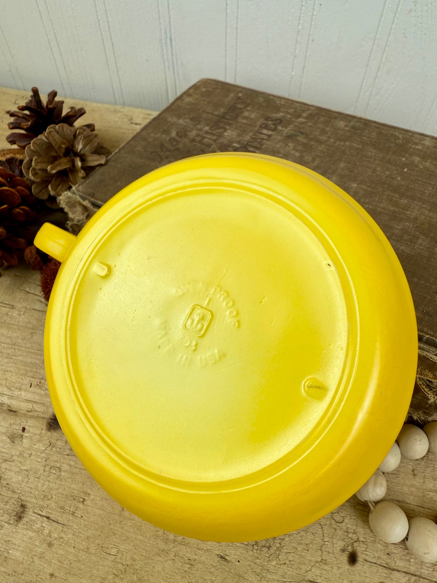 Vintage Anchor Hocking Fire-King Yellow Soup Mug