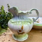 Vintage Handmade Ceramic Small Pitcher & Bowl Set