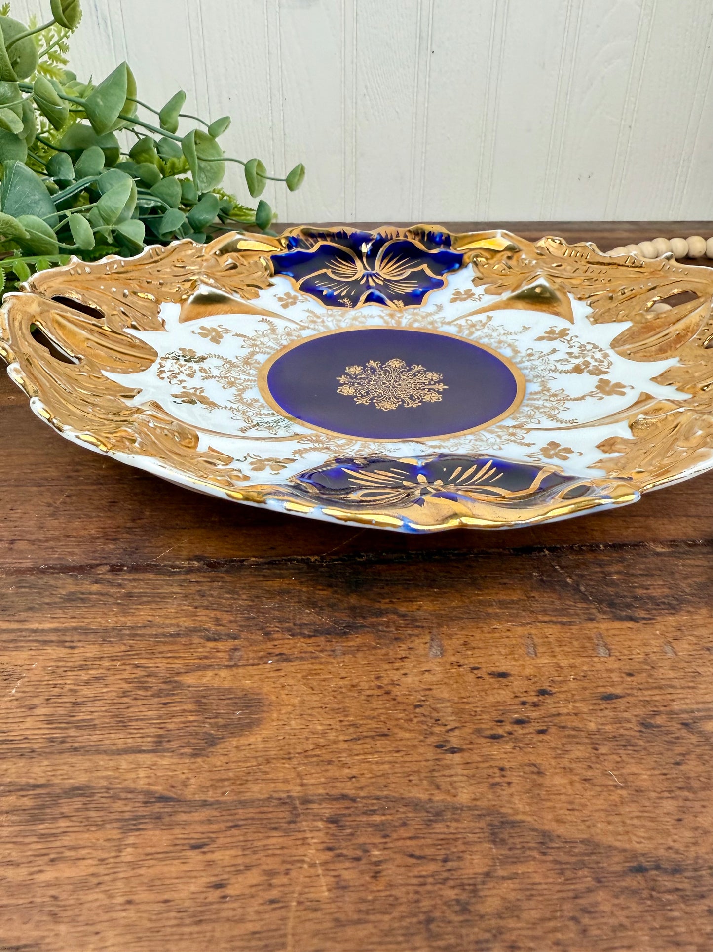 Antique German IPF Ornate Porcelain Plate