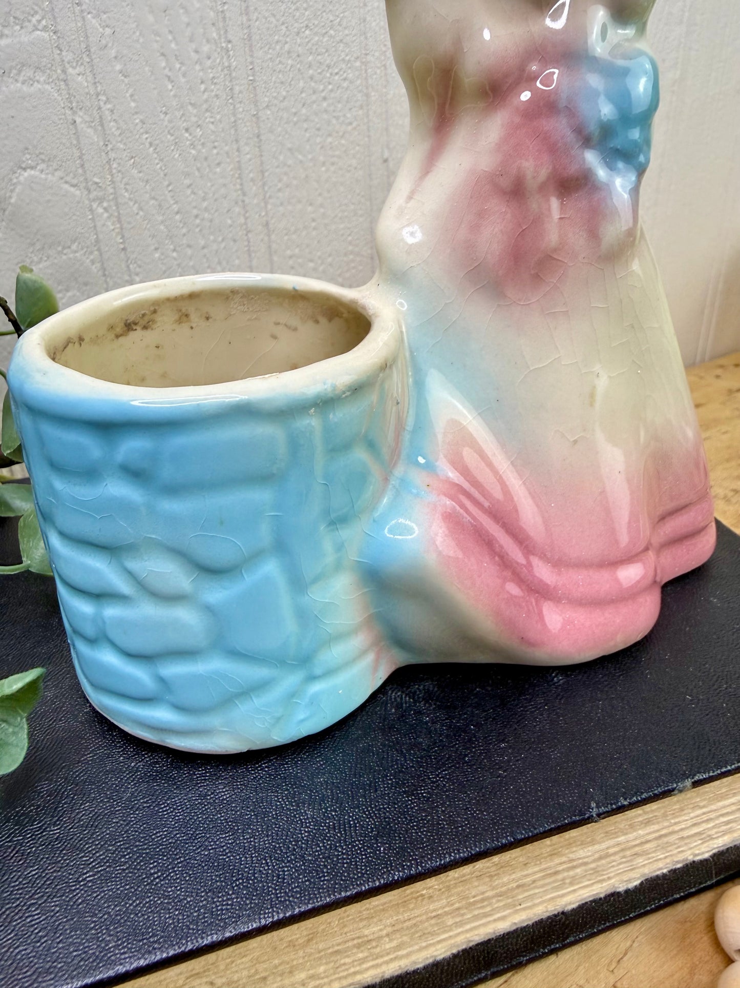 Vintage 1940’s Southern Belle with Wishing Well Planter