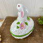 Vintage Avon Bunny Ceramic Trinket Box