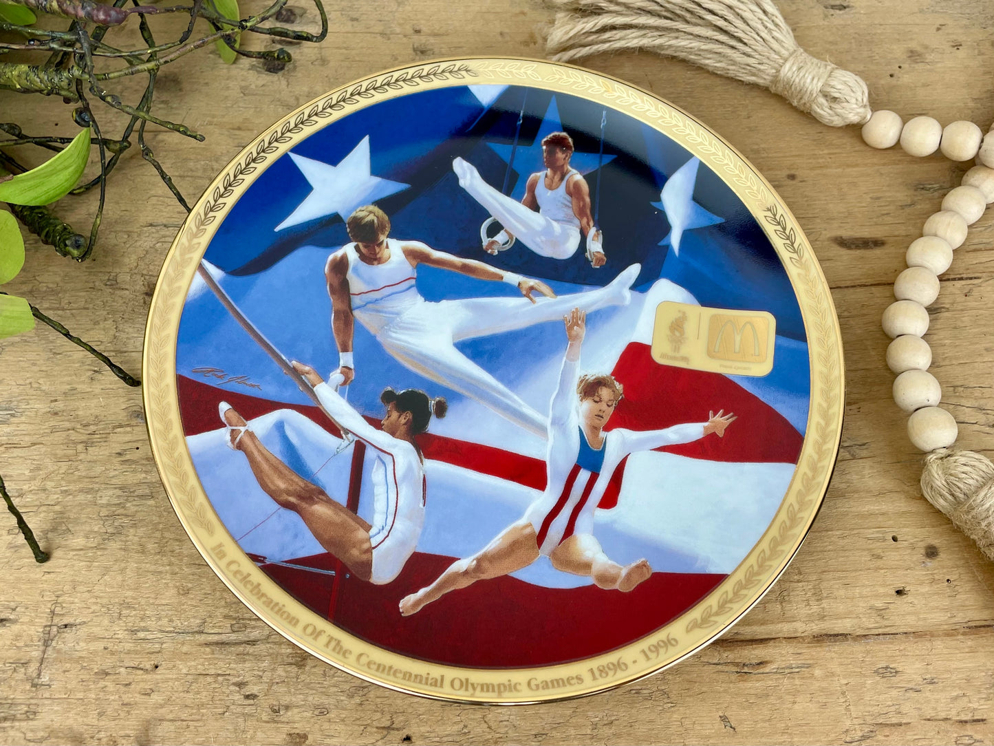 Vintage Collectible McDonald’s 1996 Olympics Plate