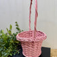 Vintage Pink Spring Basket