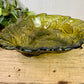 Vintage Indiana Glass Co. Avocado Green Loganberry Candy Dish