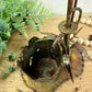 Vintage Mid-Century Enesco Imports Brass Water Pump Figurine