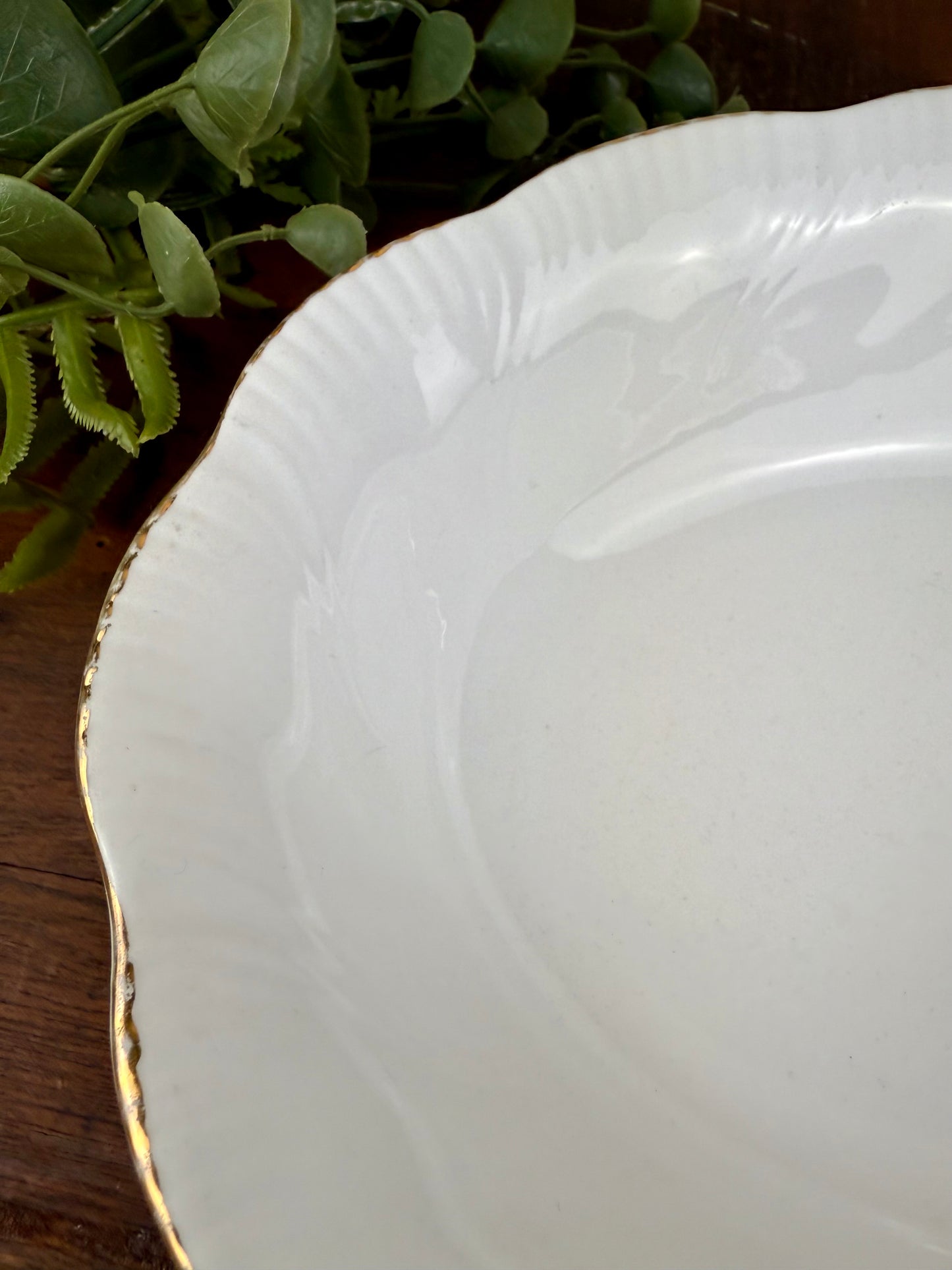 Vintage Queen's Fine Bone China Oval Serving Bowl