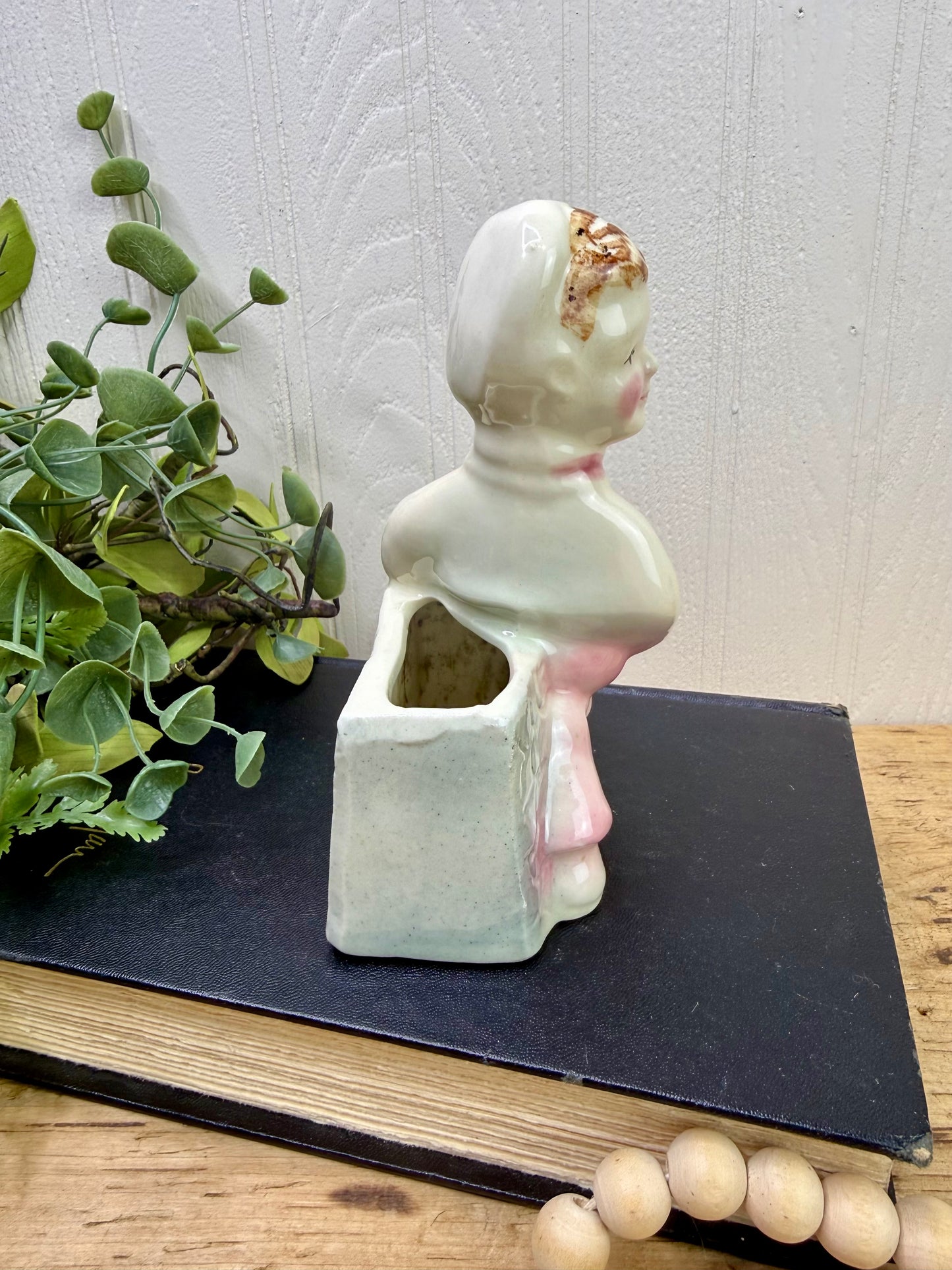 Vintage 1940’s Era Ceramic Planter