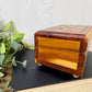 Vintage Cedar Wood Souvenir Trinket Box