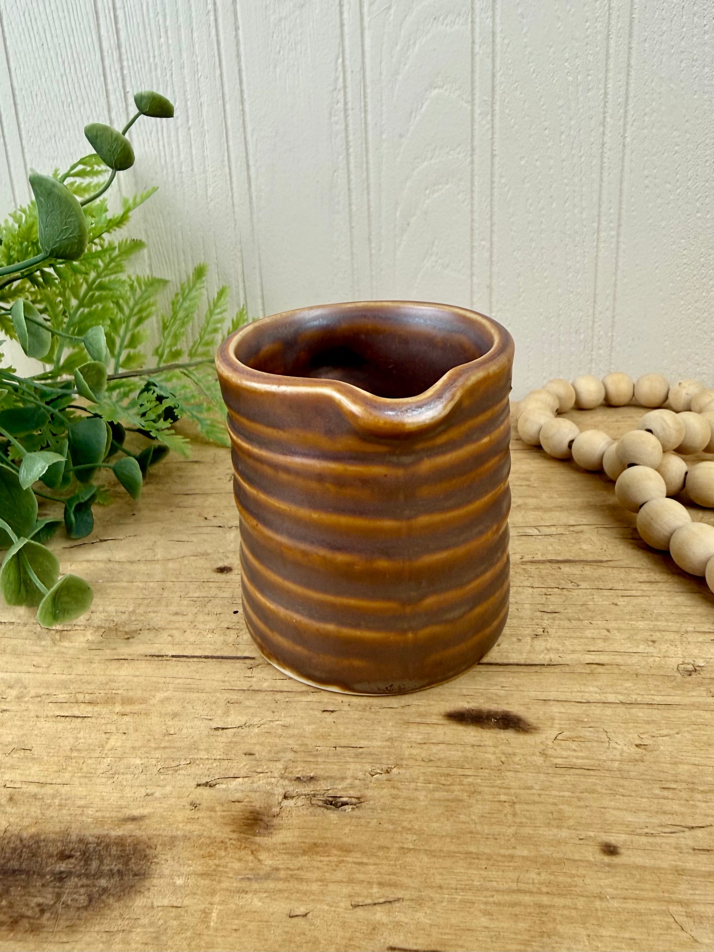 Vintage Mid-Century Hall China Ringware Creamer