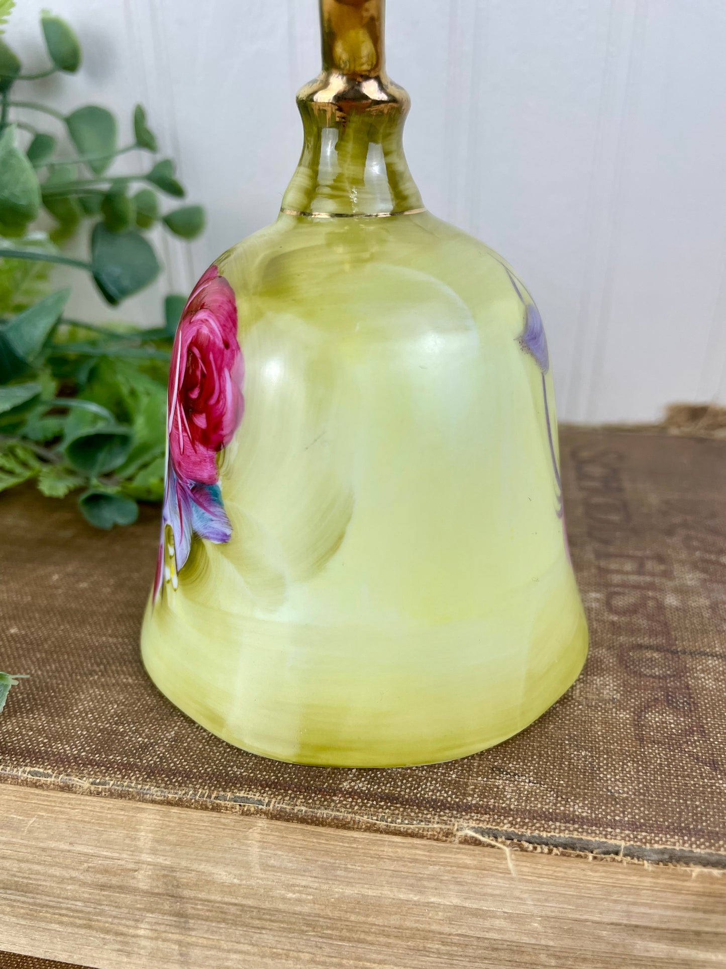 Vintage Hand Painted Nippon Ceramic Bell