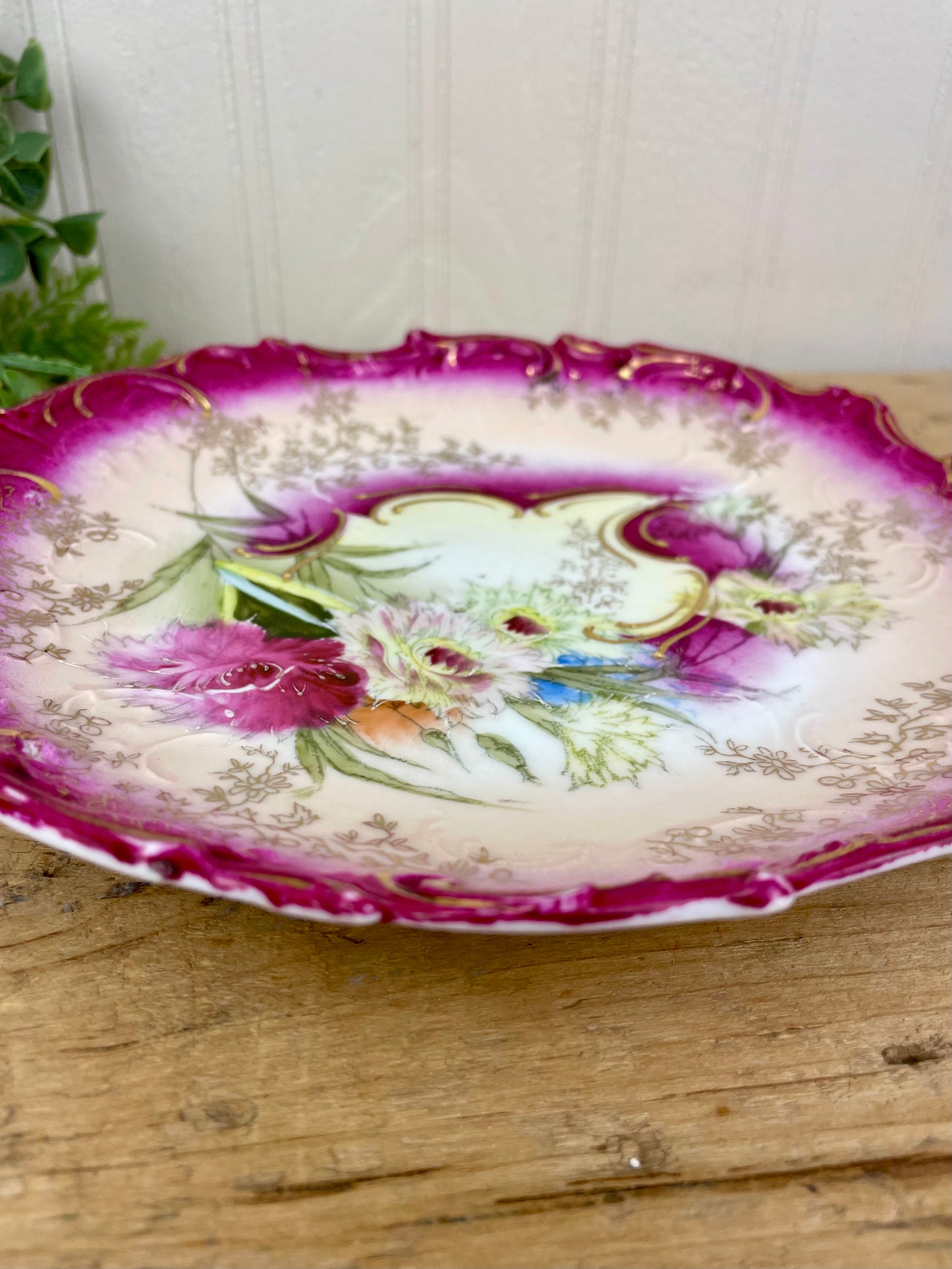 Antique Hand Painted Porcelain Plate from 1890’s