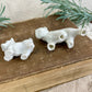 Vintage Porcelain Miniature Scottie Dog Set