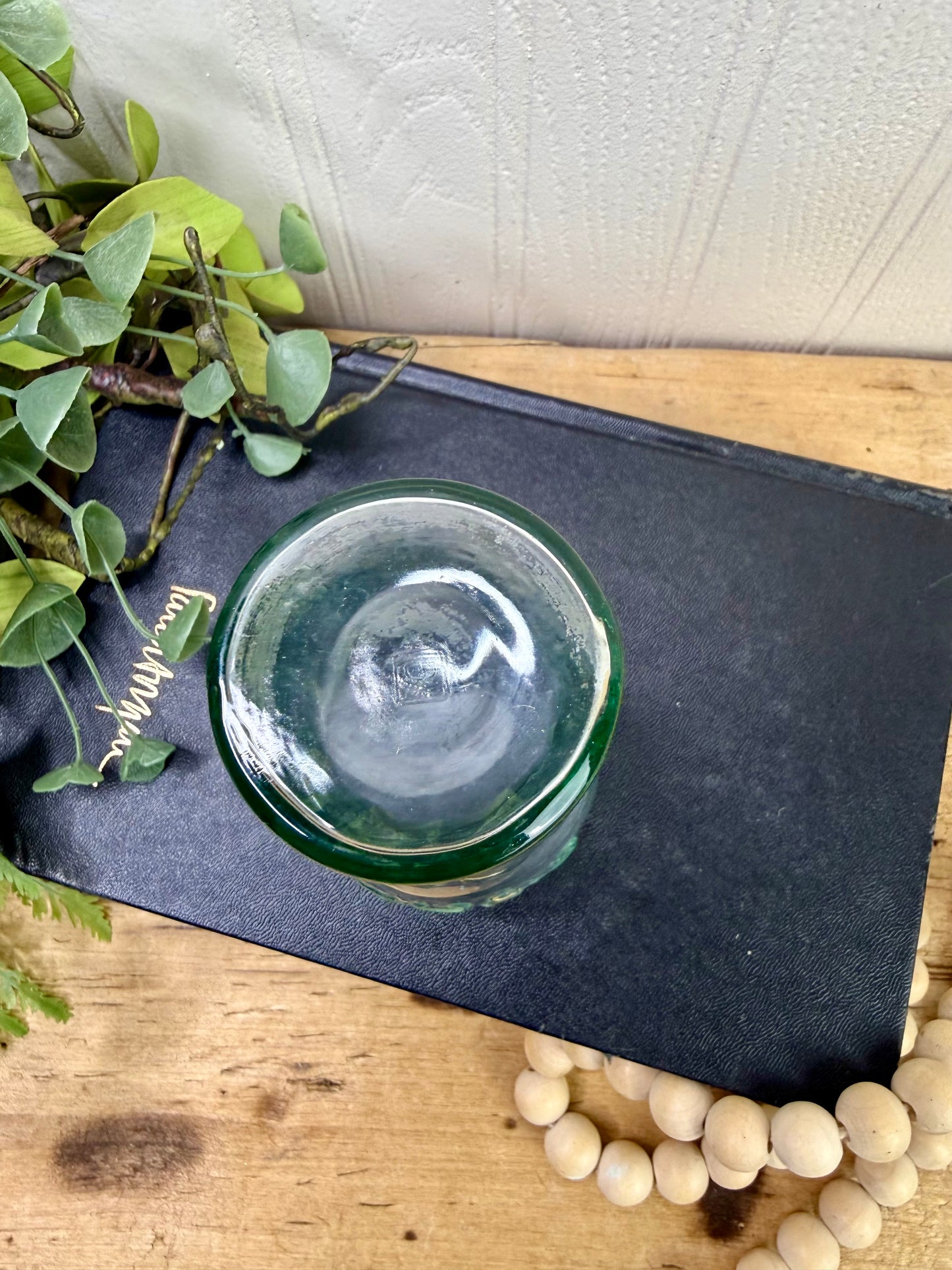 Vintage Georgia Green Coca-Cola Juice Glass
