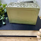 Upcycled Metallic Painted Ceramic Trinket Box