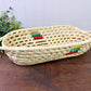 Vintage Woven Straw Catchall Basket