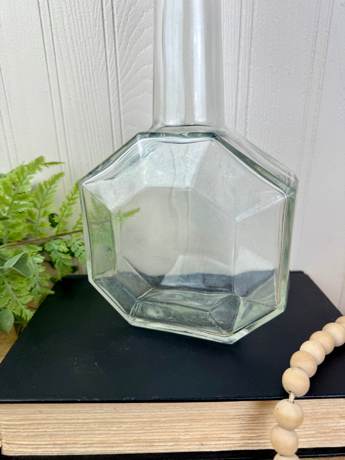 Vintage Anchor Hocking Octagon Long Neck Decanter