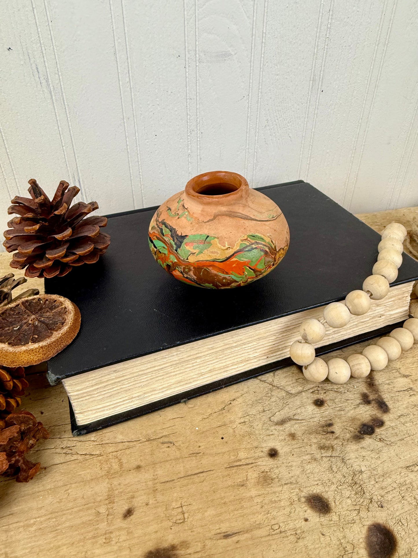 Vintage Nemadji Pottery Mini Vase