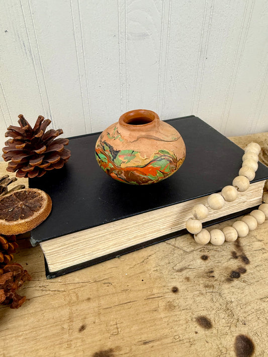 Vintage Nemadji Pottery Mini Vase