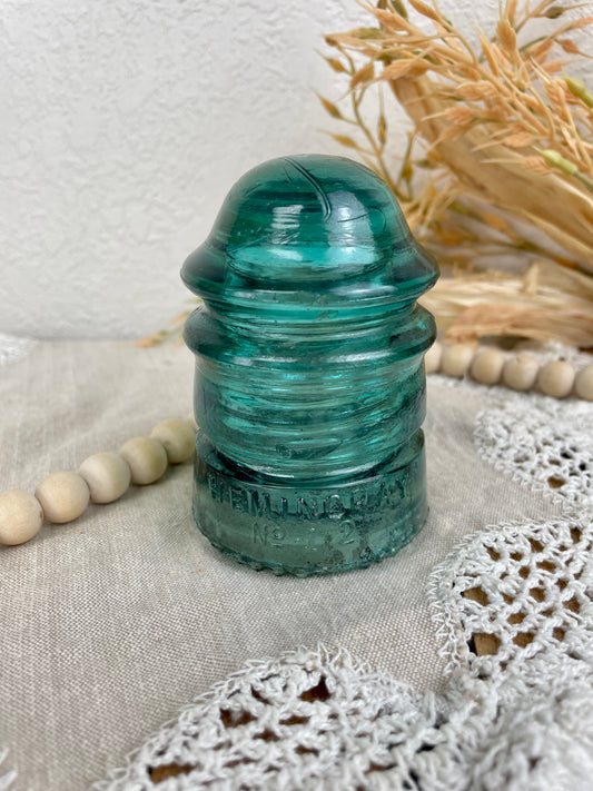 Vintage Blue Hemingray No. 12 Insulator