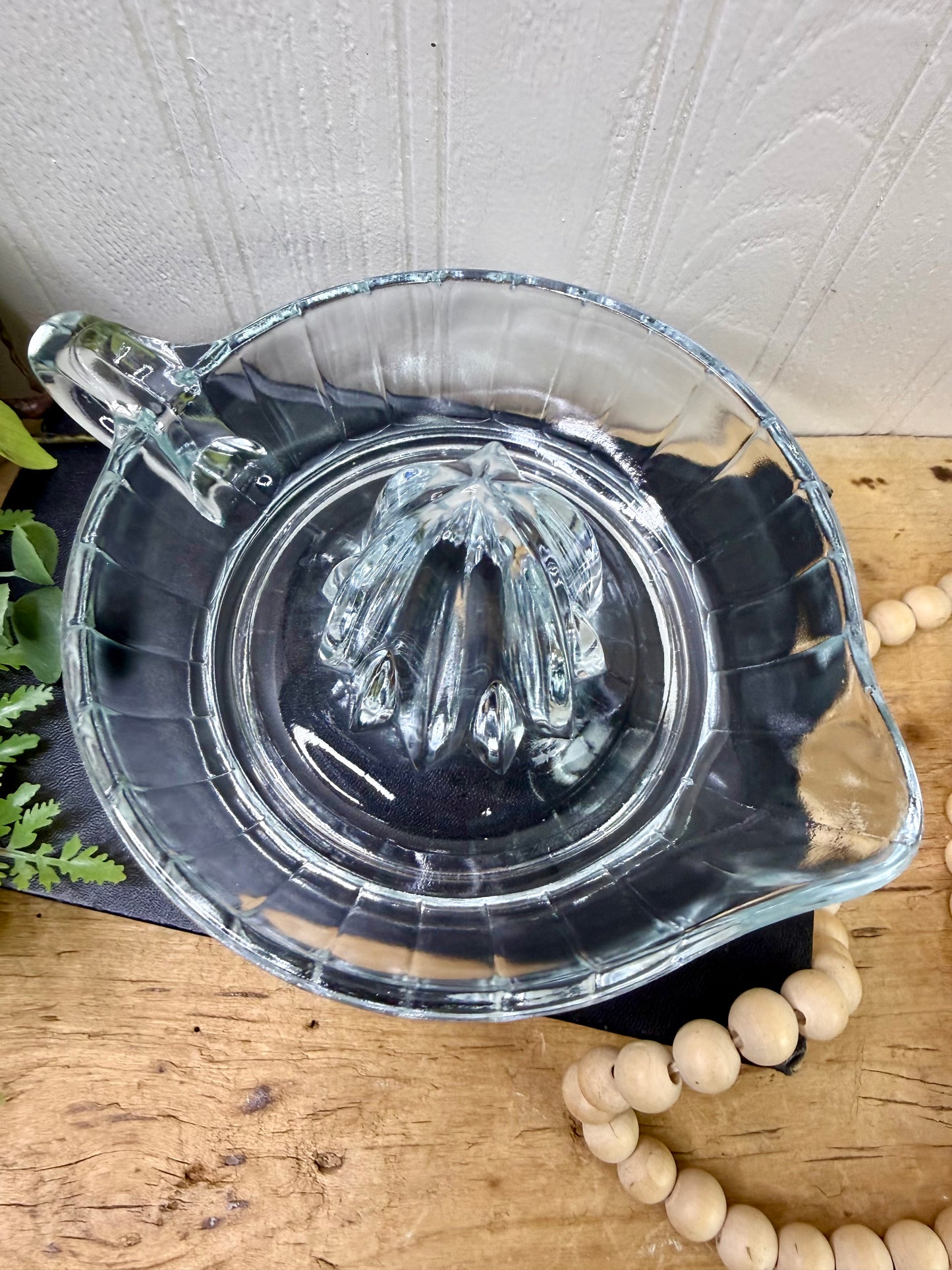 Vintage Solid Glass Citrus Juicer