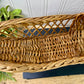 Vintage Wicker Wine Bottle Cradle