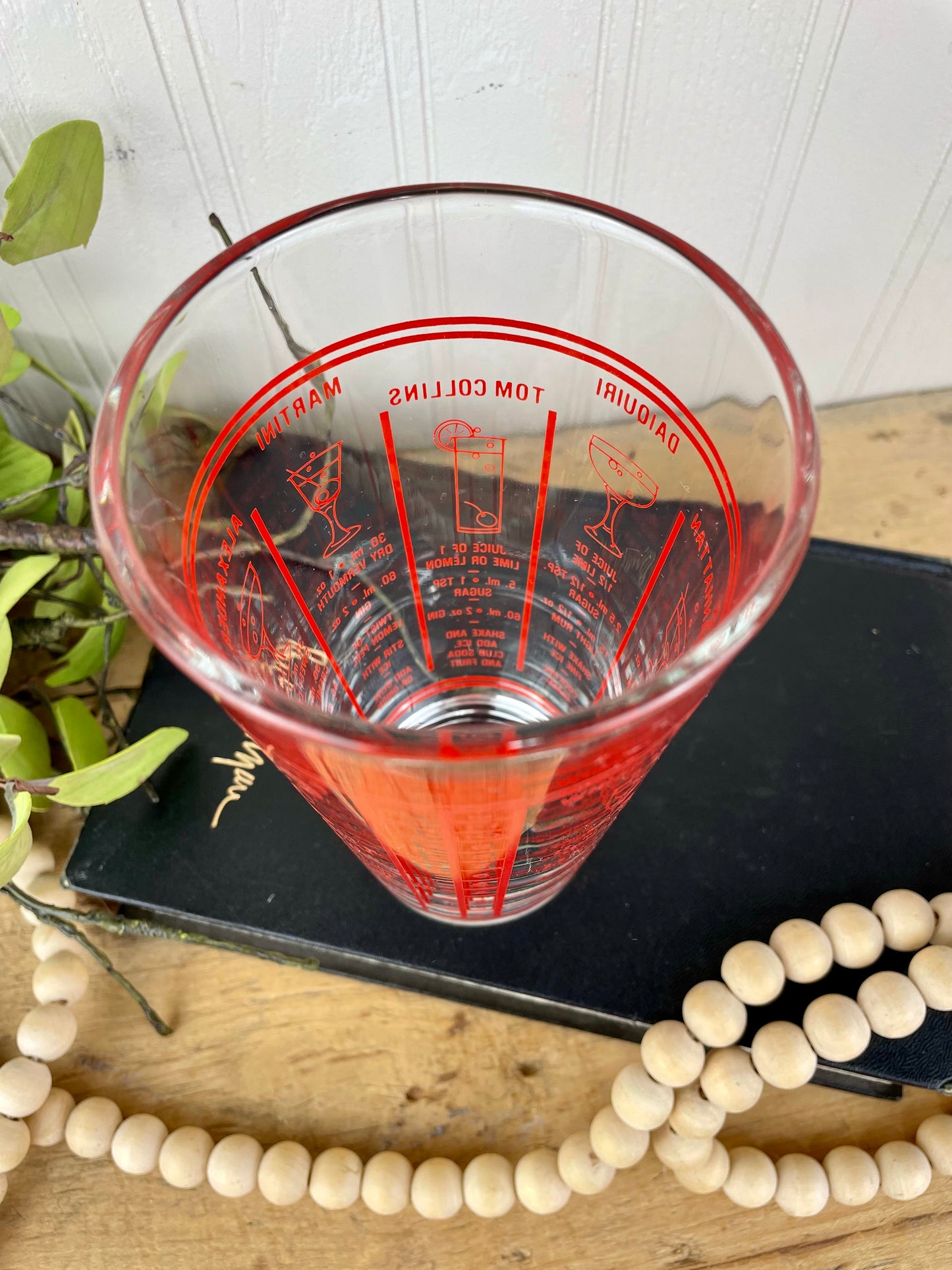 Vintage Mid-Century Mixologist Cocktail Glass