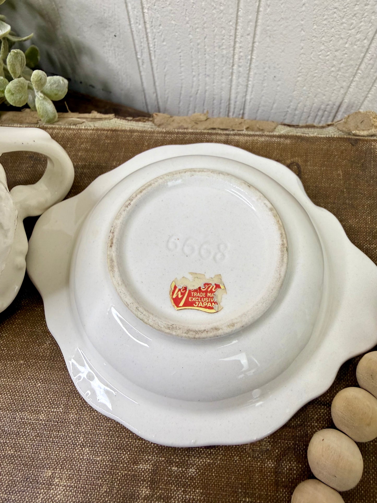 Vintage Lefton China Mini Pitcher and Bowl Basin