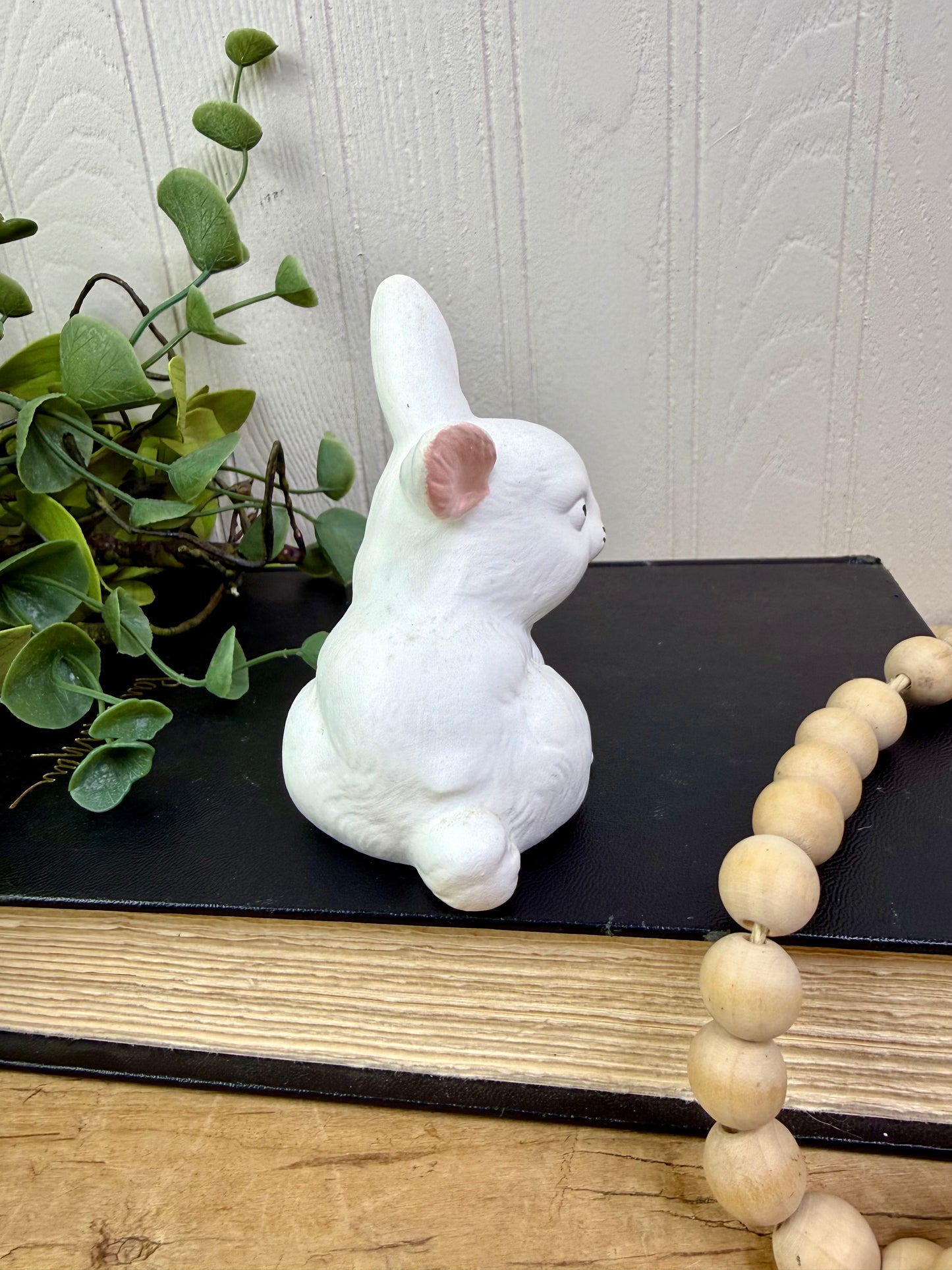 Vintage Mini Ceramic Bunny Figurine
