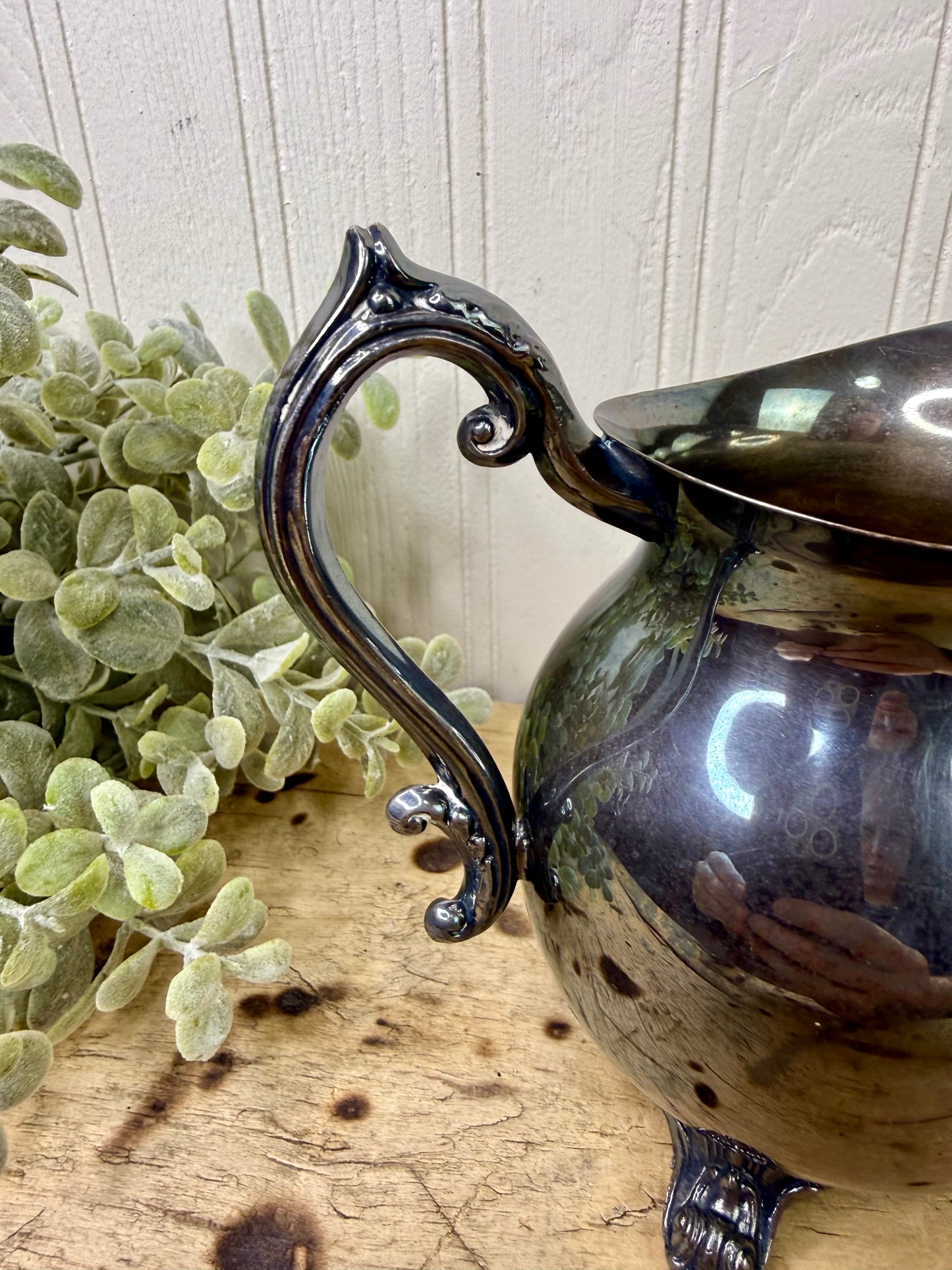 Vintage Silver Plated Creamer Pitcher
