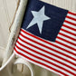 Handmade Spindle Flag with Stripe Pattern