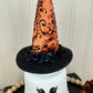 Handmade Light Shade Ghost with Orange Hat