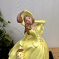 Vintage Chalkware Southern Belle Figurine