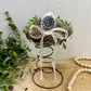 Handmade Rustic Bed Spring Nest with Pastel Pink Egg