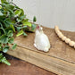 Vintage Mini Ceramic Laying Bunny Figurine