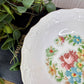 Vintage Canonsburg Pottery Cross-stitch Floral Dessert Bowl