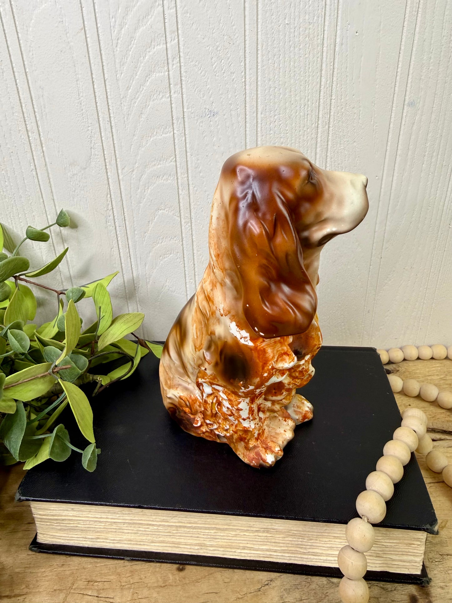 Vintage Ceramic Cocker Spaniel Figurine