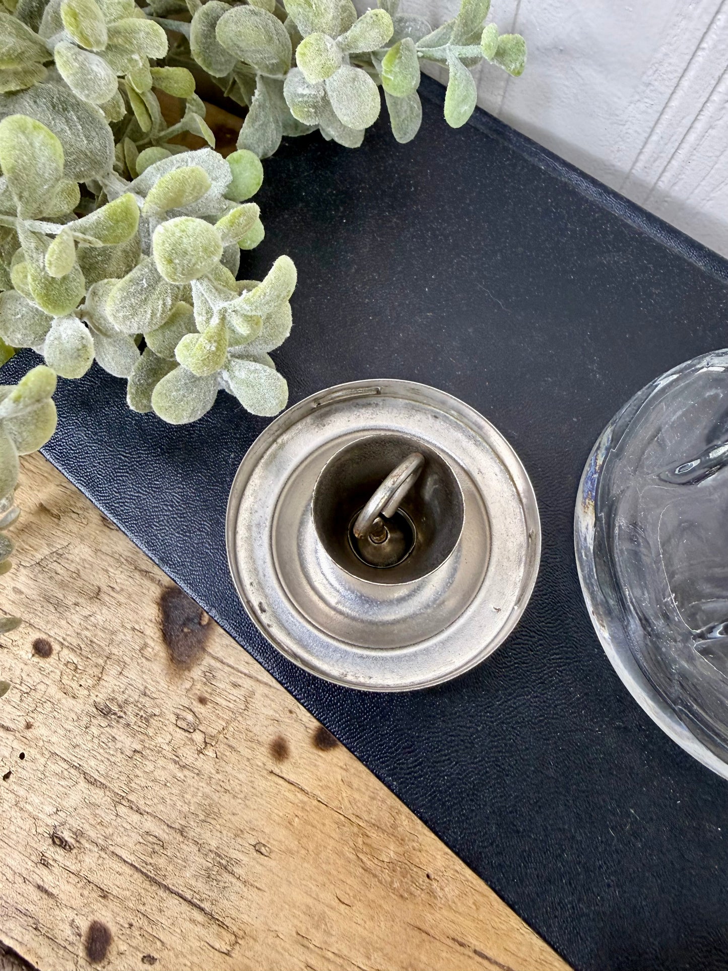 Vintage Spengler-Loomis Glass Sugar Dispenser