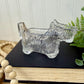 Vintage 1930’s L.E. Smith Pressed Glass Scottie Dog Spoon Rest