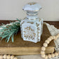 Vintage Porcelain Apothecary Bottle with Lid