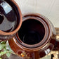 Vintage Japanese Moriage Redware Teapot