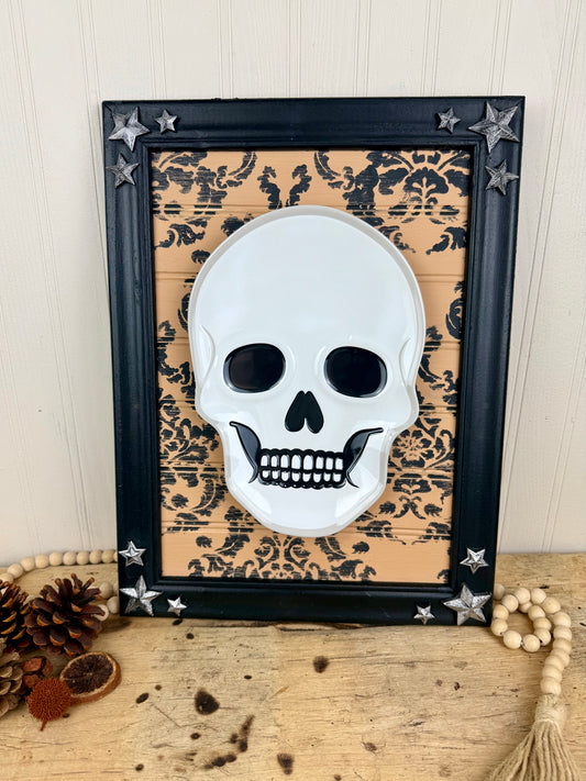 Handmade Upcycled Halloween Wall Art