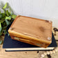 Vintage Cedar Wood Souvenir Trinket Box