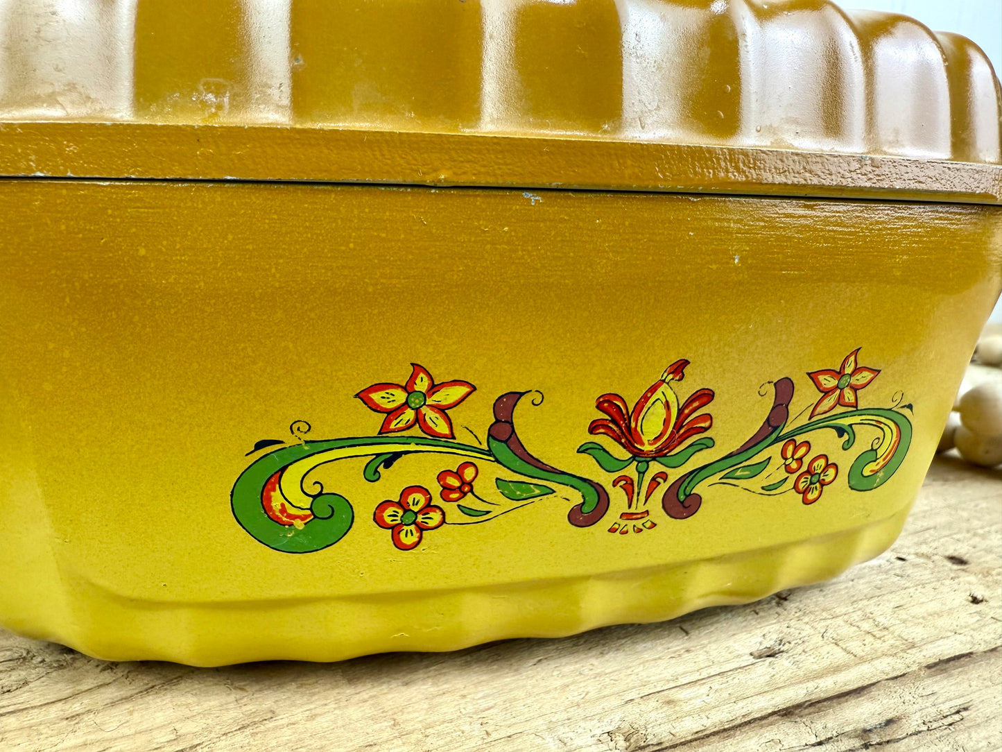Vintage Nordic Ware Cast Aluminum Baking Dish with Lid