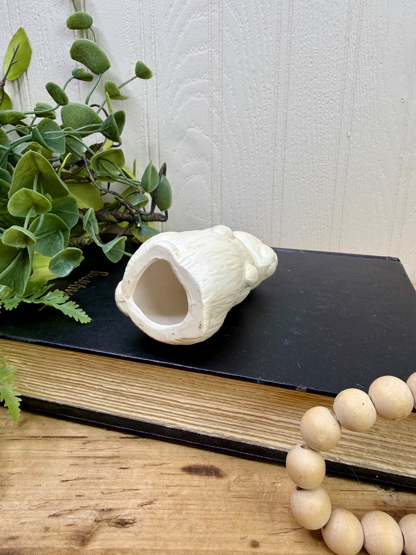 Vintage Handmade Ceramic Bunny Figurine